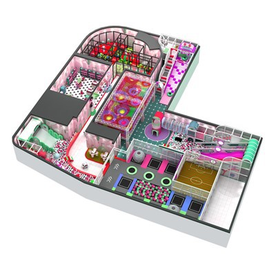 Klein overdekt pretpark